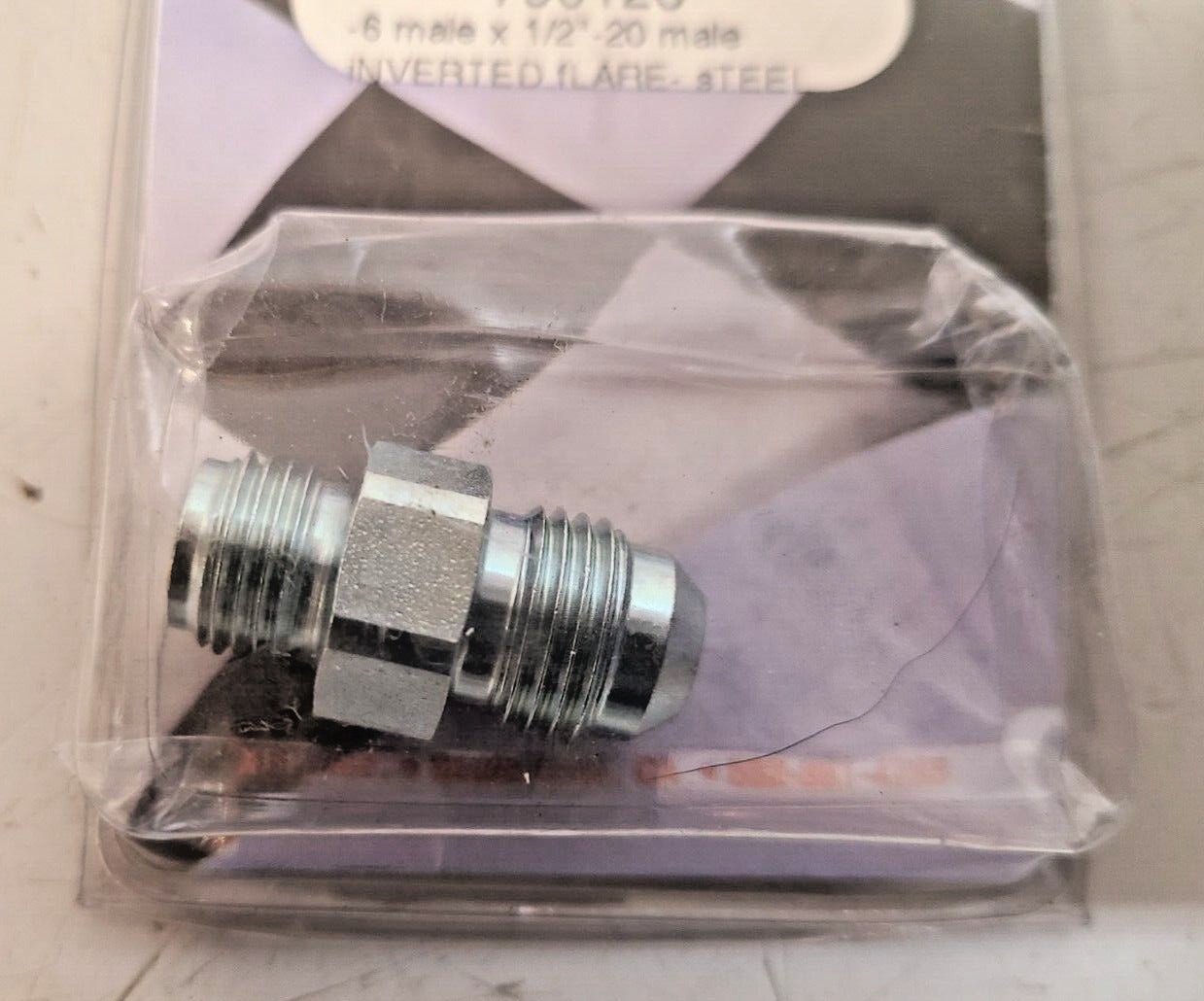 4 Quantity of XRP Fitting Adapter Natural Steel Straight Hardline 790126 (4 Qty)