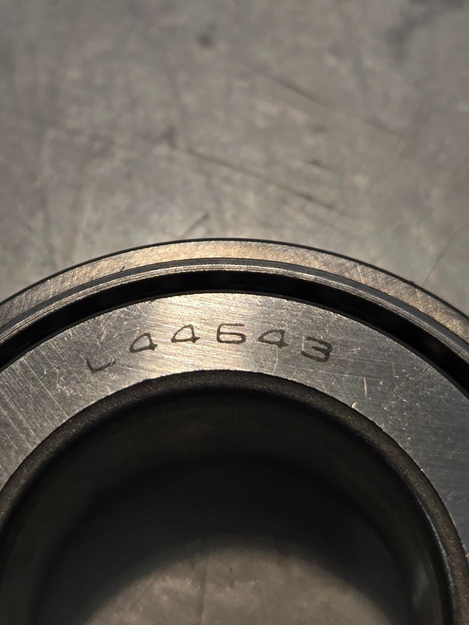 4 Quantity of Tapered Roller Bearings L44643 - L44610 | 1" Bore Diameter (4 Qty)