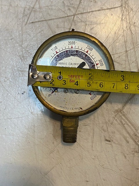 Harris Calorific Pressure Gauge 4000 PSI