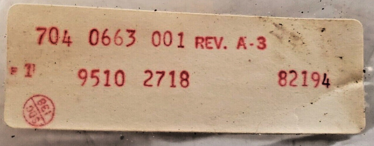 Winchester Electronics Connector Cable 24' Long 704-0663-001 | REV A-3 9510 2718