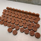 62 Pack Anvil FIG.260 Ductile Iron 1-1/4” Pipe Cap Fittings, Grooved End Orange