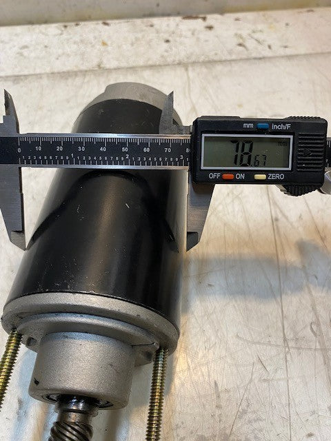 Outboard Starter Motor 10" Long 79mm OD 6mm Thread 9-Teeth