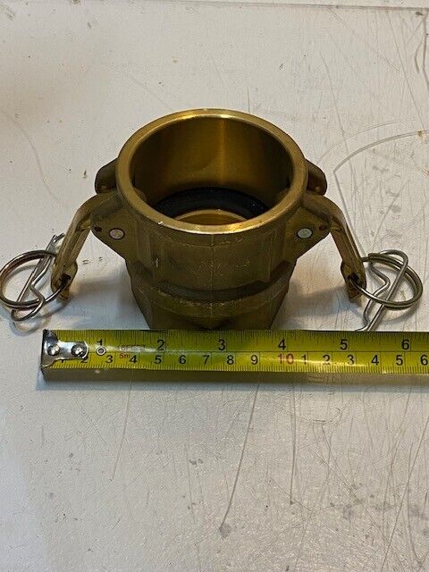 Neco D-200 Cam Lock Coupling 63mm Bore 76mm OD 56mm Thread Bore 67mm Thread OD