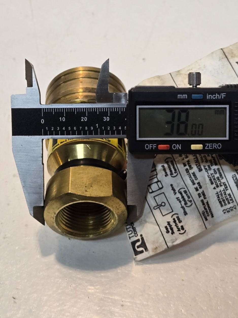 Dormont Mfg B-75-S Quick Disconnect Gas Valve | 9909 | 100-150B | REV_ 8/98