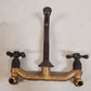 Antique Wall Brass Faucet 360° Swivel Spout Bathroom
