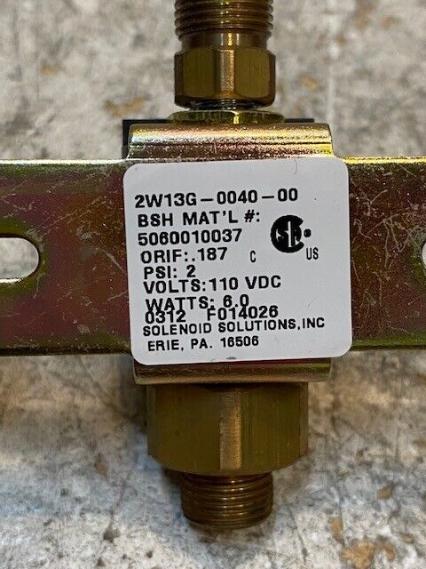 Solenoid Solutions Solenoid Gas Valve 111-417-001-38, 2W13G-0040-00, 5060010037