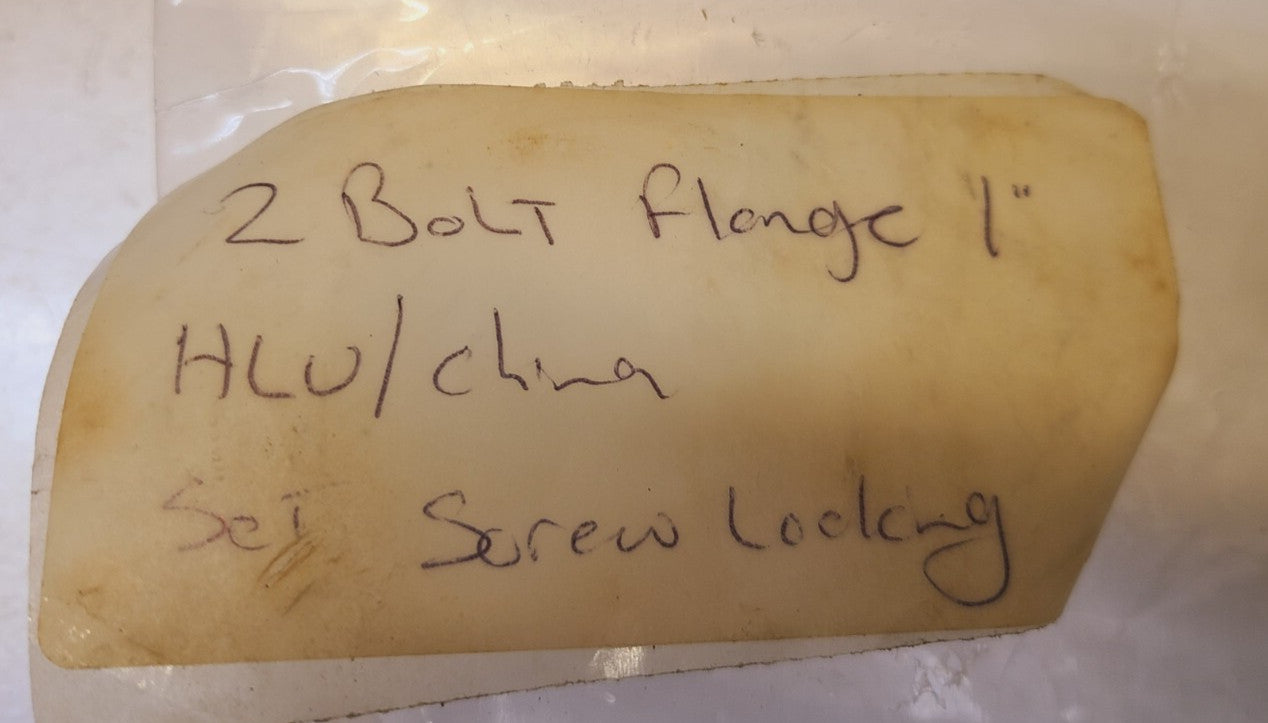 HLU 2-Bolt Flange Bearing 1" FL205S | SB205-16G