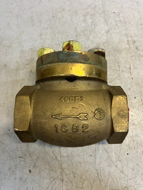 Swing Check Valve 40651 Heavy Duty Industrial Piping Replacement Backflow Valve