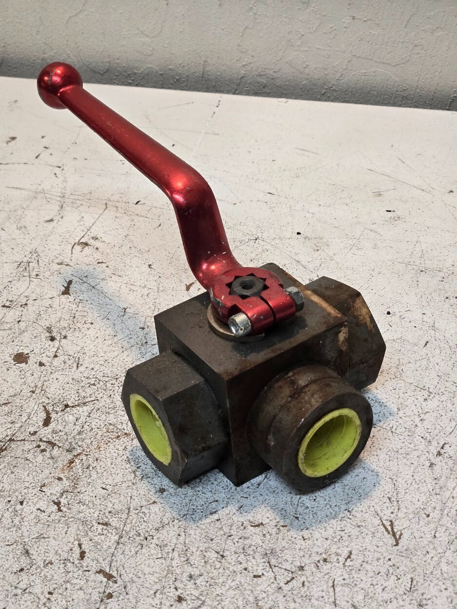 Hydac Hydraulic Ball Valve 3K-25NPT-L-1114 | 398012-1 | 315 Bar 4500 PSI