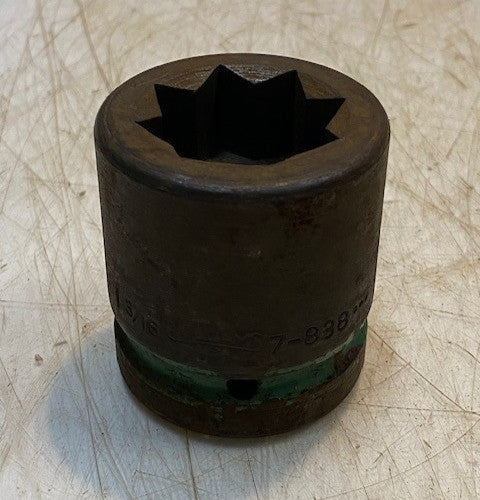 Williams 7-838 1-3/16" 8-Point Impact Socket 2-1/2" Long 59mm Outside Diameter