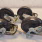 4 Quantity of 4" Black Swivel Casters (4 Qty)