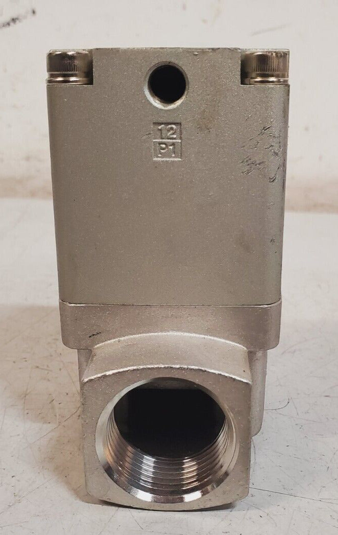 SMC Process Valve VNB401AS | A 25 B | IY | MAIN PRESS 0-0.5MPa | 12 P1 | 10 P2