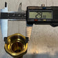 6 Qty of Brass Hex Thermowells 4-1/8" L 30mm Inside Thread 17mm Shaft (6 Qty)
