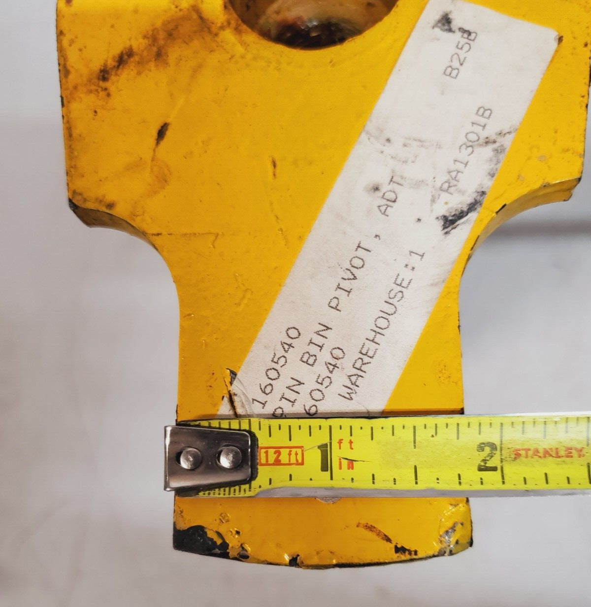 Pin Bin Pivot ADT Part Number 160540 | B25B | RA1301B