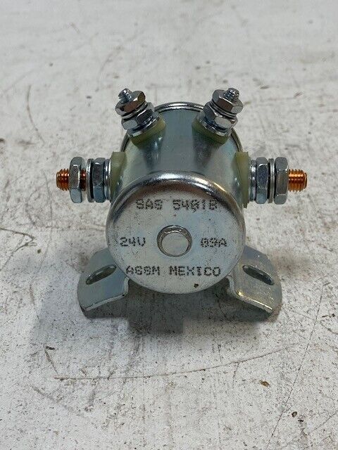 24V Solenoid, SAS-5401B, Single Pole, Continuous, NOS