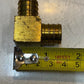 24 Qty of QPex NSF 90 Degree Brass Hose Barb Elbow Fittings 17mm Thread (24 Qty)