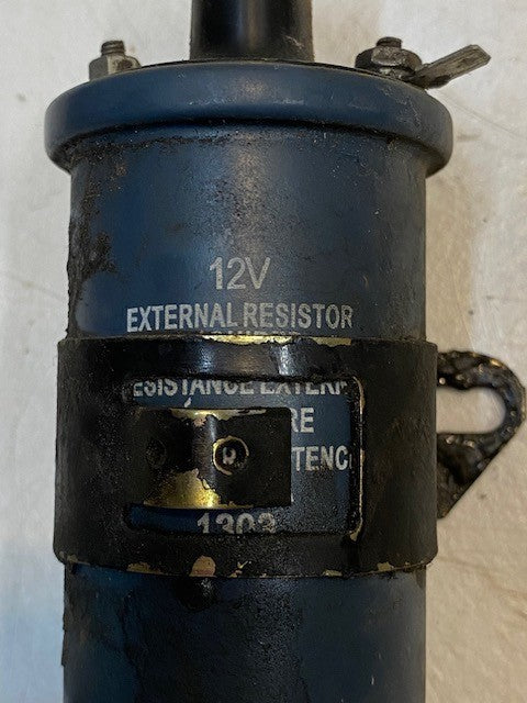 External Resistor Ignition Coil 12 Volt 080811 | 6" Long 2-1/8" Wide