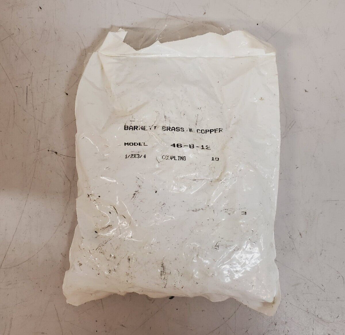 10 Qty. of Barnett Brass & Copper Couplings 46-8-12 | 1/2x3/4 (10 Qty)