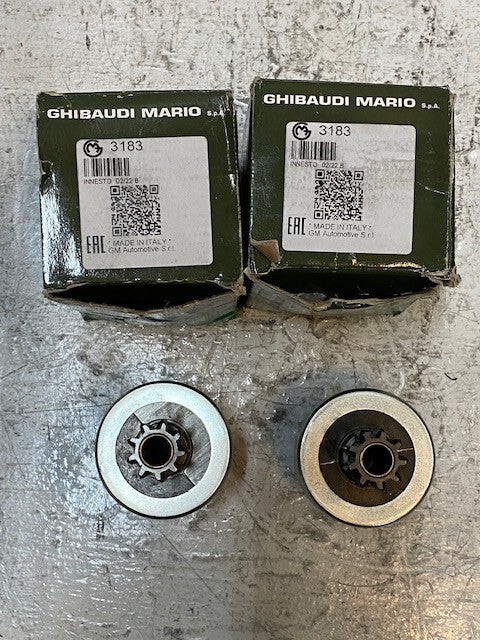 2 Pack of Ghibaudi Mario Drive Assembly 3183 Innesto 02/22B Starter (2 Quantity)