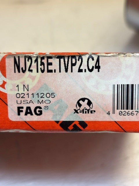 FAG Cylindrical Roller Bearing 130mmOD 75mmID | NJ215E.TVP2.C4 | NJ215-E-TVP2-C4