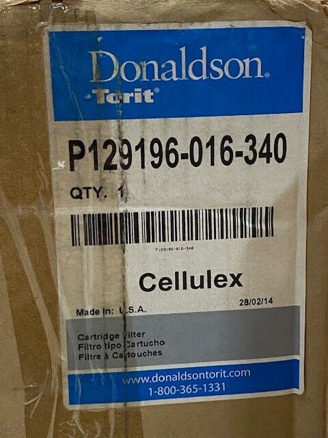 Donaldson Torit Cellulex Filter P129196-016-340