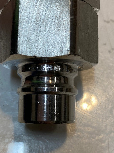 Male Flare Bulkhead Fitting SVHN-12 | 5" L 38mm OD 20mm Male End 19mm Female End