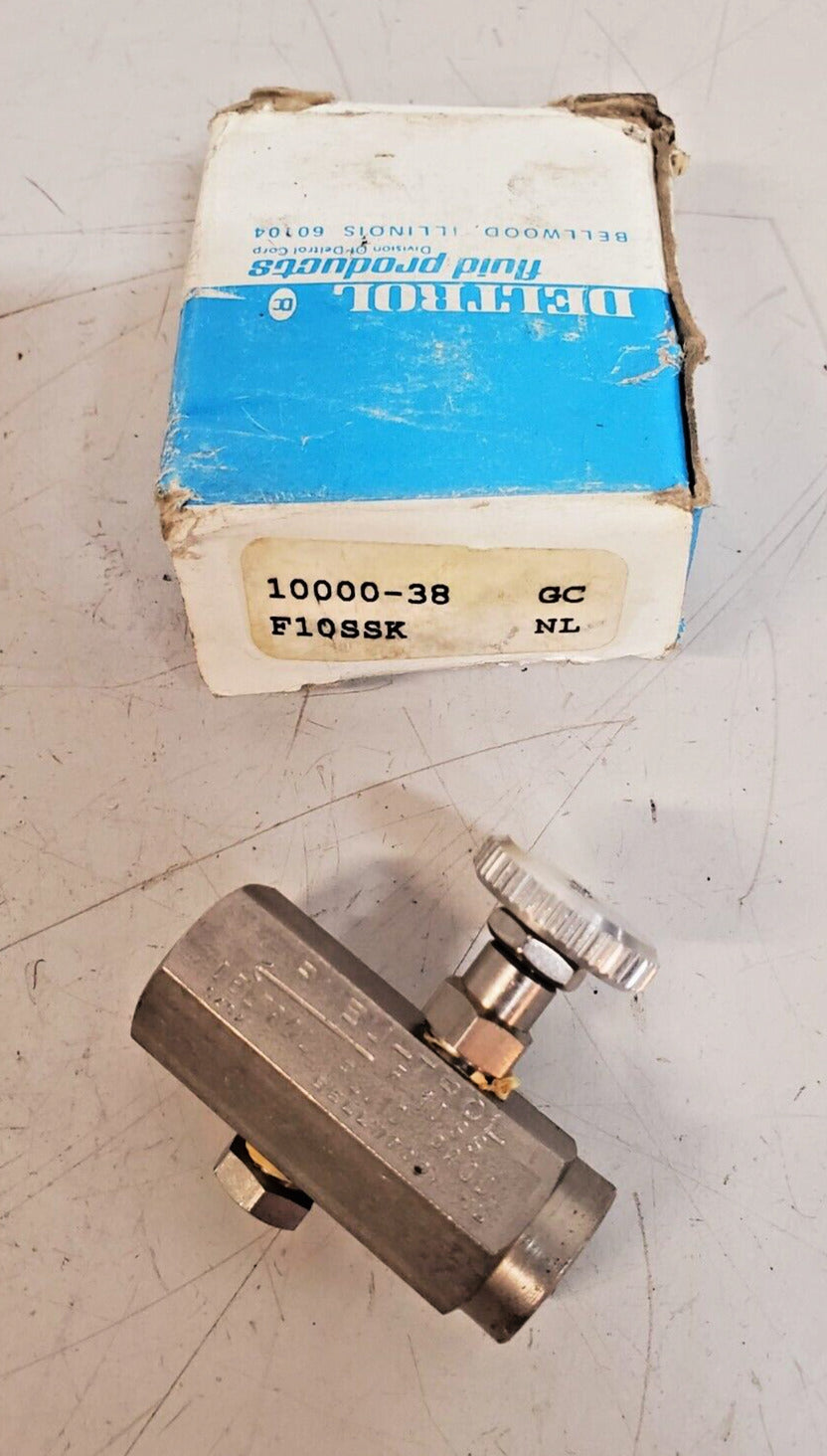 Deltrol Corp Hydraulic Valve 10000-38 | F10SSK | NL | GC