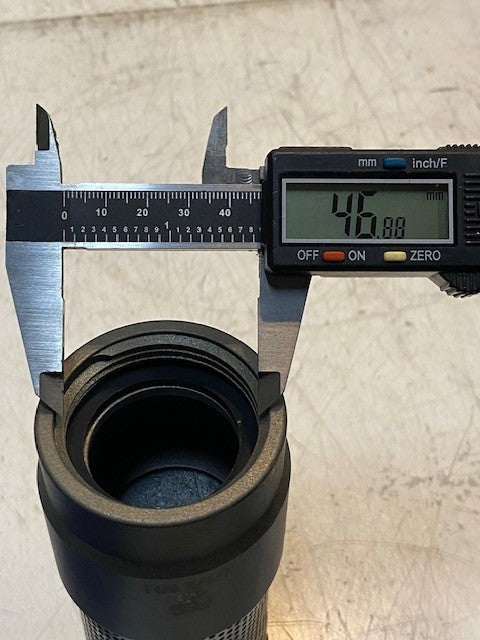 FSS Barrel Strainer with Foot Valve 1-1/2 NH 5-1/2" Tall 47mm ID