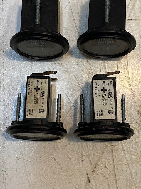 4 Quantity of Hour Meters 83760 | 85382 | 01066 | 12-24VDC (4 Quantity)