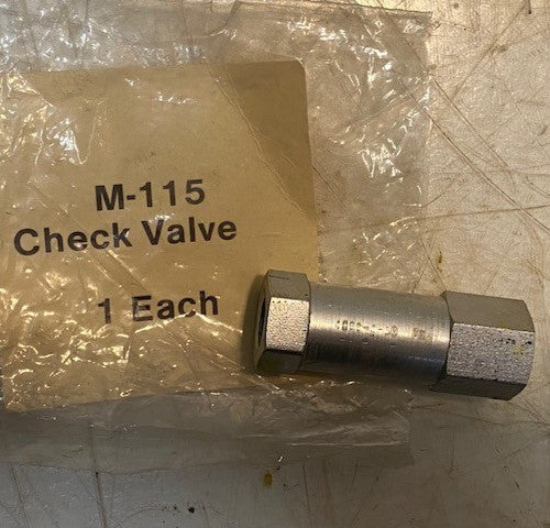 Kepner 406C-1-50 | M-115 Stainless Steel In-Line Check Valve Relief Valve