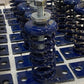 20 Lot of Free Standing Spring Mounts 6.5"x4.5"x2" Blue - (20 Quantity)