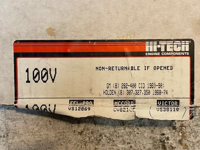 2 Quantity of Hi-Tech Gaskets 100V | 262-400 | MN0130W (2 Quantity)