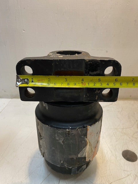 Top Carrier Roller 10" Long 6-1/8" Wide 5-1/2" Dia. 45mm Bore 17mm Bolt Holes