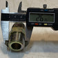 3 Qty of Hydraulic Flare Cone Male Connectors 2" L 16mm ID 26mm Thread (3 Qty)