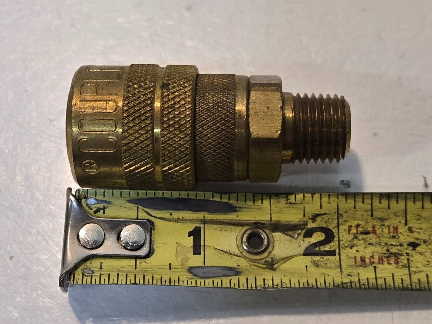 9 Quantity of 1/4" Milton Kwik Change M Style Couplings 1/4" MNPT Brass (9 Qty)