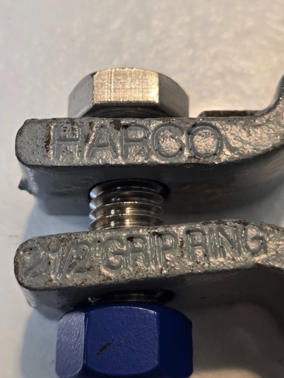 Harco 2-1/2" Gripping Clamp 60-900-25 | 1" Thick Ductile Iron