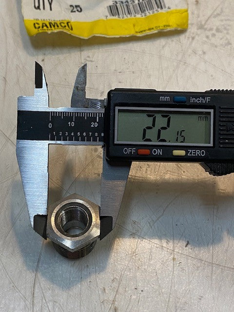 25 Quantity of Camco Hex Bushings F316/316L | 1/2x1/4 (25 Quantity)