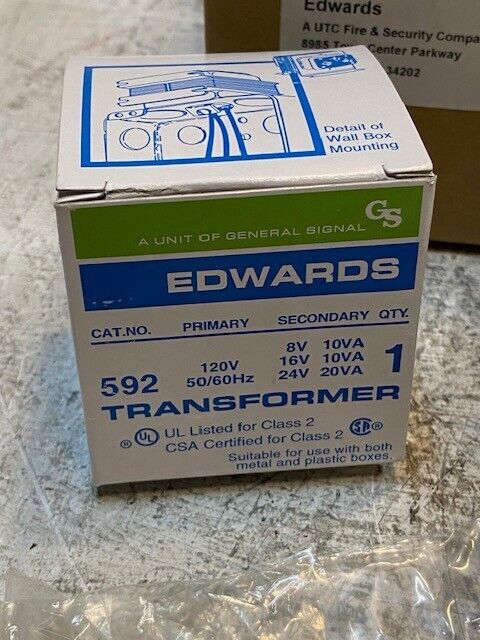 Edwards Signaling 6538B-G5 Call for Assistance 24V AC Blue Lens