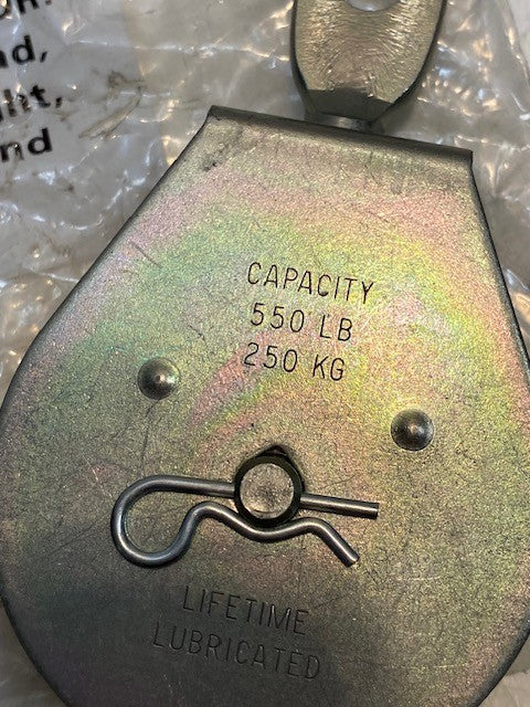 2 Quantity of National 3211BC 2-1/2" Single Pulley Swivel Eyes (2 Quantity)