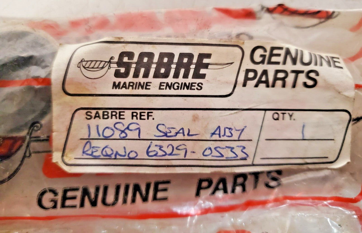 Sabre Marine Engines Seal Assy 11089 | 6329-0533