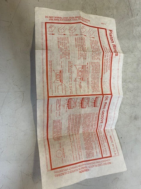 Hastings  2M683060 Cylinder Block Components - Engine Piston Ring  4.3 In Bore