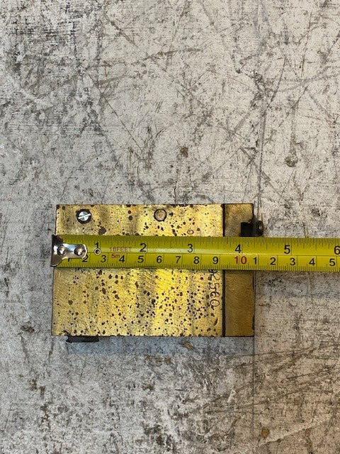 Steel Manifold Block 092560 | 09-04 | 4-1/4" Long 2-3/4" Wide 1-1/2" Thick