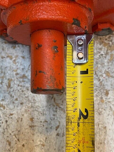 Orange Heavy Metal Gate Valve Manifold 1-3/8" 20mm Shaft 23mm Bore ID