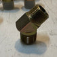 18 Quantity of 45 Degree Brass Elbow Fittings 26mm Thread 18mm ID (18 Quantity)