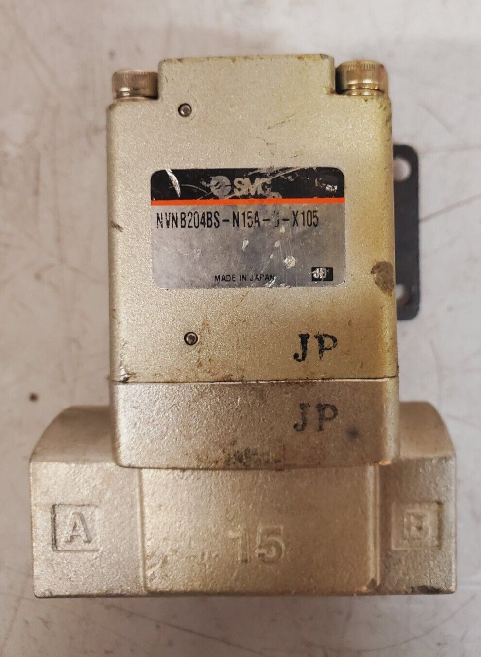 SMC Process Valve NVNB204BS-N15A-B-X105 | JP | A 15 B | P1 | P2