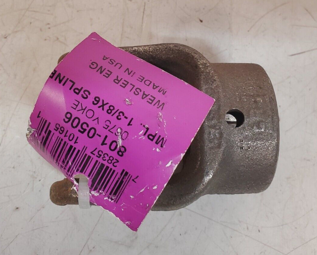 Weasler Yoke MPL 1-3/8x6 Spline 801-0506 | 06011-13 | 0675