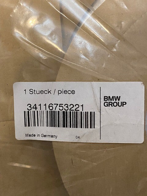 2 Quantity of BMW Group 34116753221 Brake Disc Rotors 5x120mm (2 Quantity)
