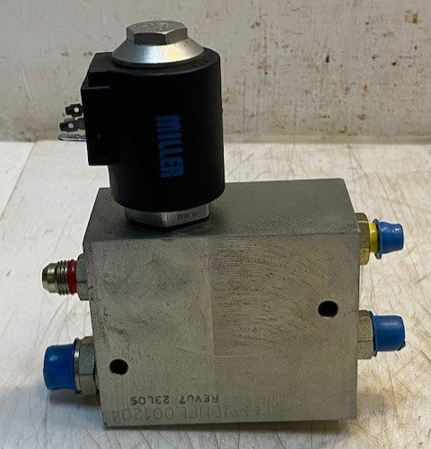 Miller Hydraulic Solenoid Valve Block Max Torque 7-10 ft-lbs VOHFL001204