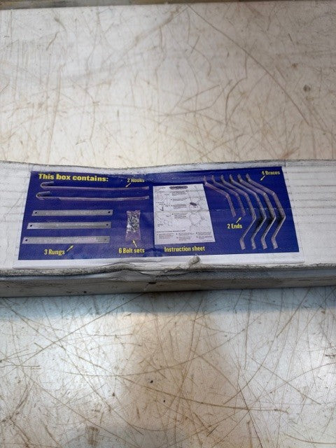 Adjust-A-Grate WWL Window Wells Aluminum Escape Ladder 4 to 5 ft Deep