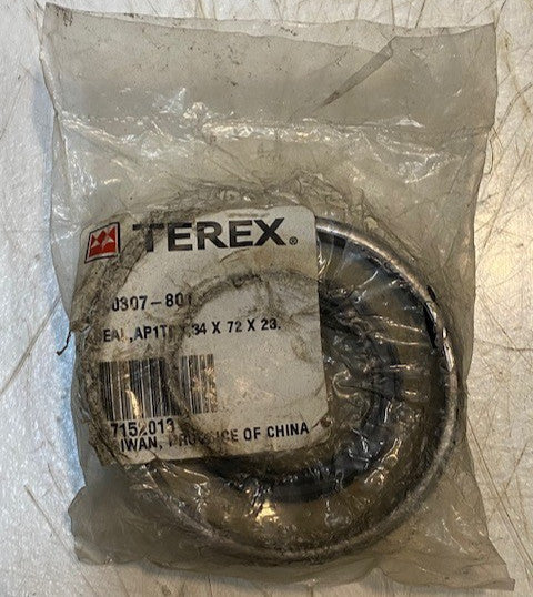 Terex 0307-801 Seal ASV 34 x 72 x 23 Double Bearing Heavy Equipment Seal